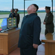 Kim Jung-Un Watches the Hwasong-12 launch. KCNA photo